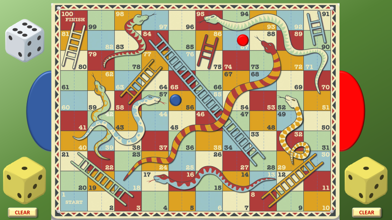 snakes and ladders template
