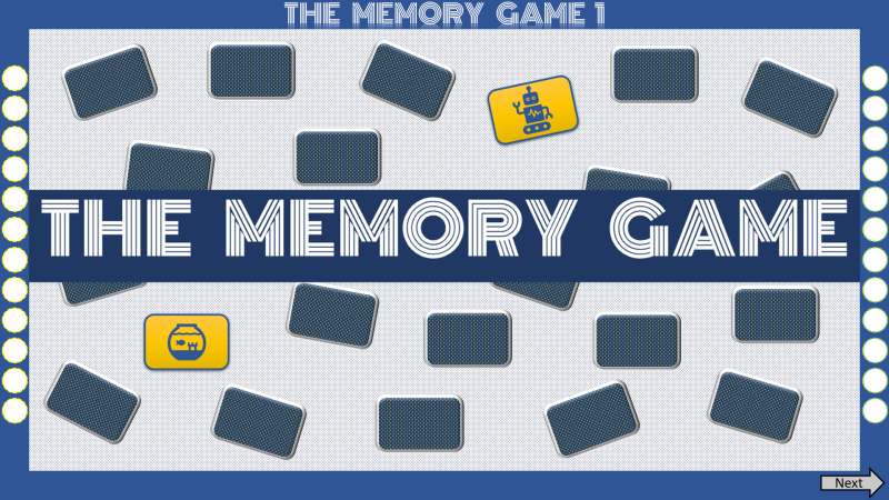 The Memory Game Power Point Games